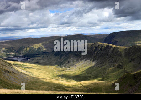 Sommer, Riggindale-Tal in der Nähe von Haweswater Stausee, Lake District National Park, Cumbria, England, UK Stockfoto