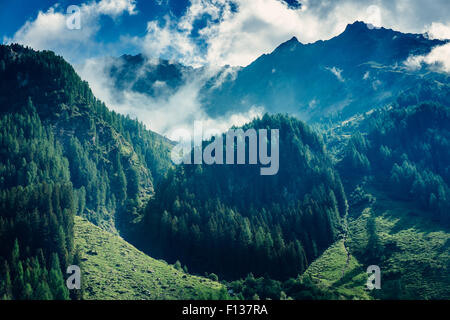 Habachtal Landschaft, Nationalpark Hohe Tauern, Tirol, Österreich Stockfoto