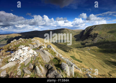 Sommer, Riggindale-Tal in der Nähe von Haweswater Stausee, Lake District National Park, Cumbria, England, UK Stockfoto