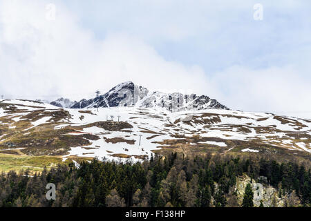 Ansichten rund um St. Moritz, Schweiz Stockfoto