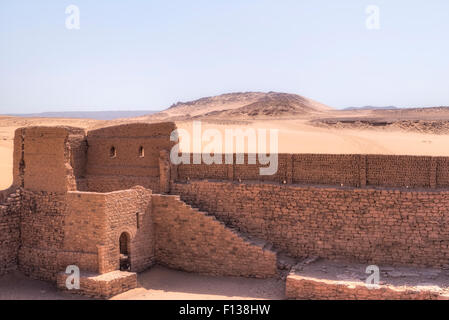 Kloster von St. Simeon, Assuan, Ägypten, Afrika Stockfoto