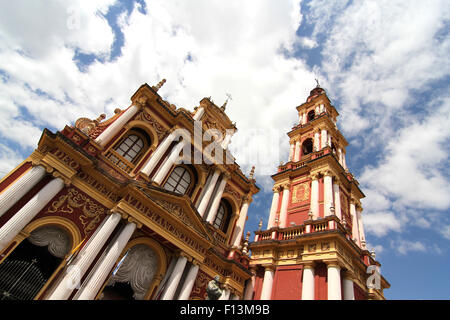 Die St. Francis Church in der Stadt Salta, Salta, Argentinien. Stockfoto