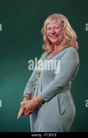 Edinburgh. VEREINIGTES KÖNIGREICH. 26. August. Edinburgh International Book Festival. Tag 12 Edinburgh International Book Festival findet statt in Charlotte Square Gardens. Abgebildete Ale grau. Sie ist Pako Mera/Alamy Live News Stockfoto