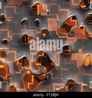 Wunderbar abstrakt dargestellt Glas Objekt Stockfoto