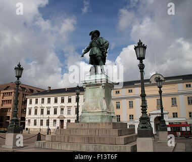 Statue von König Gustav II. Adolf, Göteborg, Schweden Stockfoto