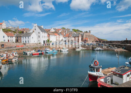 Angelboote/Fischerboote in Crail Hafen East Neuk Fife Schottland Stockfoto