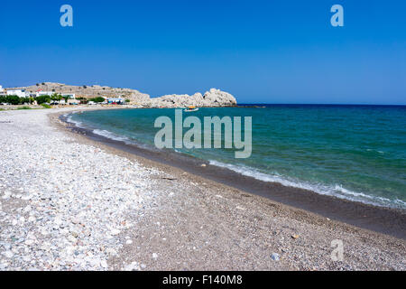 Haraki Strand Rhodos Dodekanes Griechenland Stockfoto