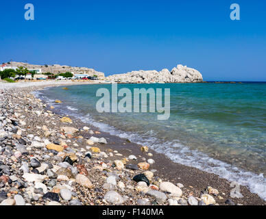 Haraki Strand Rhodos Dodekanes Griechenland Stockfoto