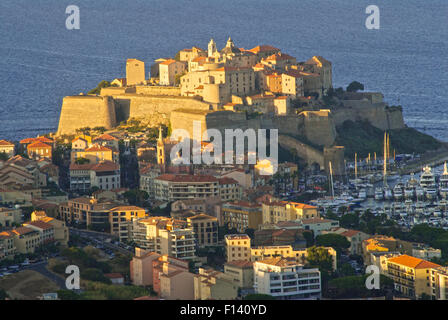 Calvi-Panoramablick Stockfoto