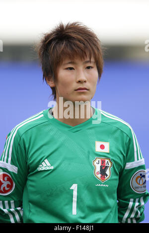 Nanjing, China. 26. August 2015. Chika Hirao (JPN) Fußball: Chika Hirao Japan blickt auf vor der AFC U-19 Frauen Meisterschaft Halbfinalspiel zwischen Japan und Südkorea im Jiangning Sport Center Stadium in Nanjing / China. © AFLO/Alamy Live-Nachrichten Stockfoto