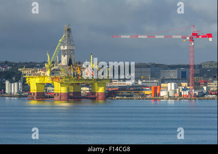 COSL Pionier, Öl und Gas Bohrinsel. Stockfoto