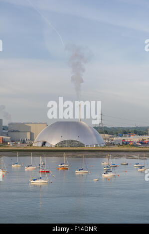 Southampton-Verbrennungsanlage und Kraftwerk. Stockfoto