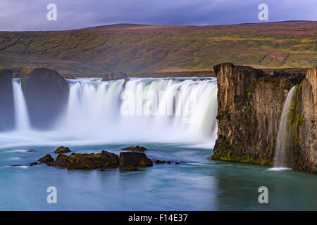 Wasserfall Godafoss im nördlichen Teil von Island Stockfoto