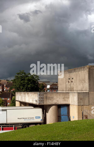 Brutalismus, königliche Devon und Exeter Krankenhaus, nhs, Stockfoto