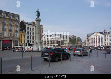 Place du Général-de-Gaulle (aka Grand Place), Lille, Frankreich Stockfoto