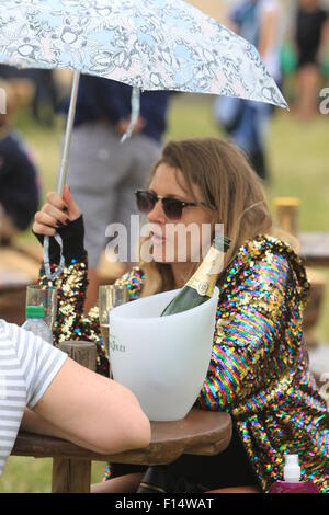 Glastonbury Festival 2015 - 3. Tag - Atmosphäre Mitwirkende: Atmsophere wo: Somerset, Vereinigtes Königreich bei: 26. Juni 2015 Stockfoto