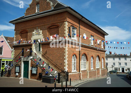 Shire Hall, Markt Hill, Woodbridge, Suffolk, UK. Stockfoto