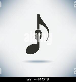 Skurril verknoteten Hinweis Hintergrund zeigt die Notwendigkeit der Stille Stock Vektor