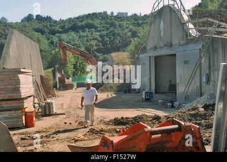 Italien, Camp ederle US Army Basis in Vicenza, Munition Lager asp 7 (Munition liefern Punkt 7) in tormeno Stockfoto