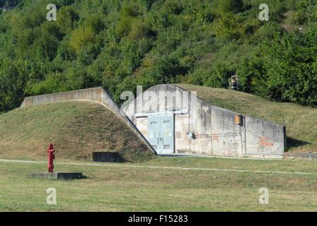 Italien, Camp ederle US Army Basis in Vicenza, Munition Lager asp 7 (Munition liefern Punkt 7) in tormeno Stockfoto