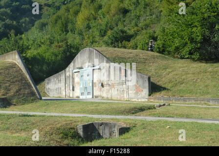 Italien, Camp ederle US Army Basis in Vicenza, Munition Lager asp 7 (Munition liefern Punkt 7) in tormeno Stockfoto