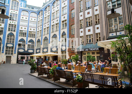 Hackescher Markt, Berlin, Deutschland Stockfoto