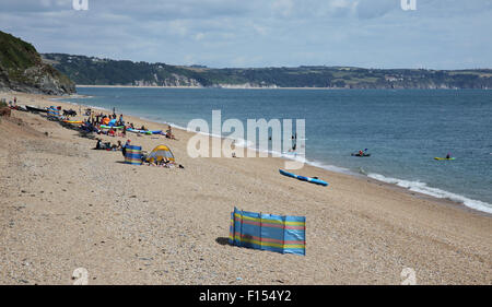 der Strand von Beesands an der Südküste von devon Stockfoto