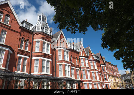 Llandrindod Wells Powys, Wales die viktorianische Architektur des Glen Usk Hotels Stockfoto