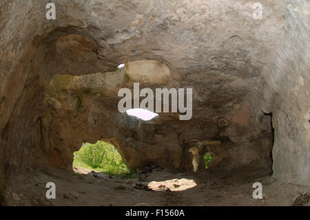 15. Oktober 2014 - Höhlenstadt, Krim, Russland - Cave City - Baqla (Bohne), Bachtschyssaraj Styr, Krim, Ukraine, Osteuropa (Kredit-Bild: © Andrey Nekrassow/ZUMA Wire/ZUMAPRESS.com) Stockfoto