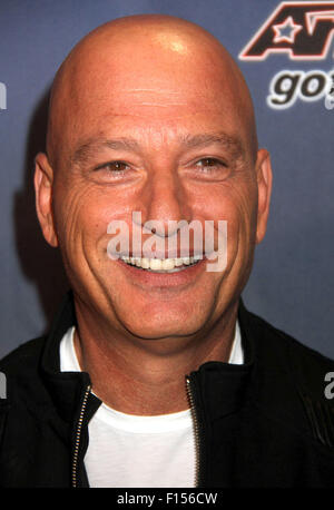 New York, New York, USA. 27. August 2015. HOWIE MANDEL besucht die Ankunft der roten Teppich für "America es Got Talent" Saison 10 statt in der Radio City Music Hall. © Nancy Kaszerman/ZUMA Draht/Alamy Live-Nachrichten Stockfoto