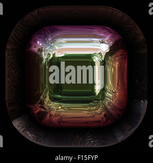 Wunderbar abstrakt dargestellt Glas Objekt Stockfoto