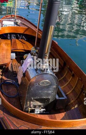 Dampf Boot im klassischen Boot zeigen Victoria Harbor Victoria British Columbia Kanada Stockfoto