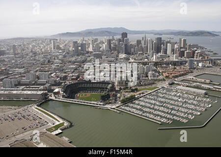 ATT Park San Francisco CA Antenne Stockfoto