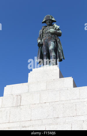 Ajaccio, Frankreich - 7. Juli 2015: Statue von Napoleon Bonaparte als erster Kaiser von Frankreich. Ajaccio, Korsika Stockfoto