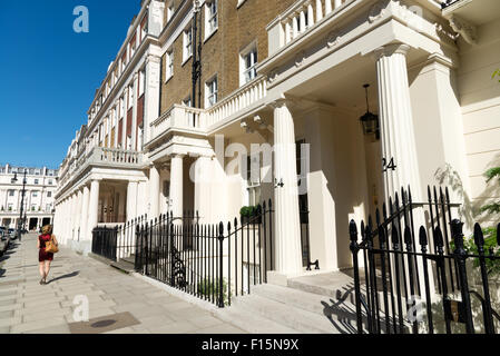 Eaton Place, Belgravia, SW1, London, England, Vereinigtes Königreich Stockfoto