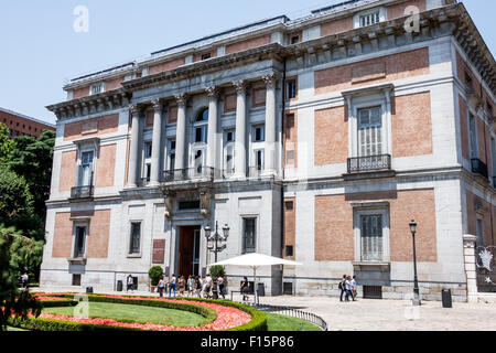 Madrid Spanien, Hispanic Centro, Paseo del Prado, Museo Nacional del Prado, Außenansicht, Galerie, Kunst, Museum, Spanien150629052 Stockfoto