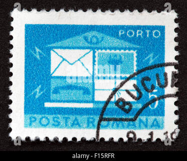 Posta Romana 5 Stempel Stockfoto