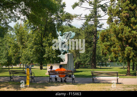 Spanisch-amerikanischer Krieg-Denkmal in Hartford CT Stockfoto