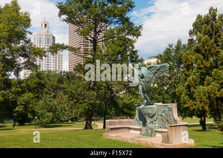 Spanisch-amerikanischer Krieg-Denkmal in Hartford CT Stockfoto