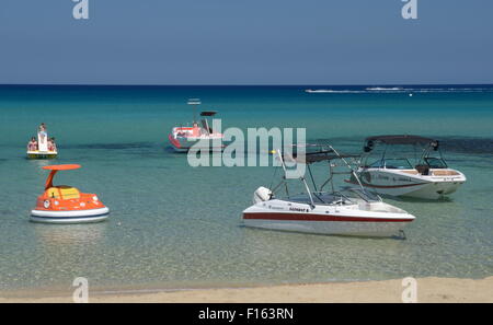 Die Sehenswürdigkeiten von Fig Tree Bay, Protaras, Zypern Stockfoto