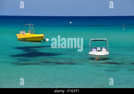 Die Sehenswürdigkeiten von Fig Tree Bay, Protaras, Zypern Stockfoto