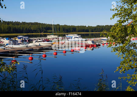 Ruhigen Hafen, Lappeenranta, Finnland Stockfoto