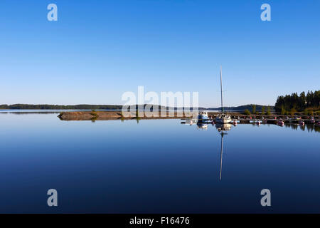 Ruhigen Hafen, Lappeenranta, Finnland Stockfoto