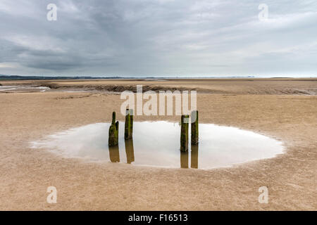 Morecambe Bay von Jenny Browns Point, Silverdale, Lancashire UK Stockfoto