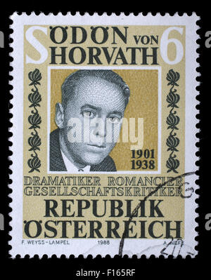 Österreich - ca. 1988: Briefmarke gedruckt von Österreich zeigt Odon von Horwath, ca. 1988 Stockfoto