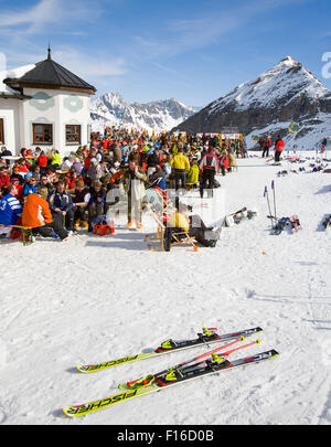 Ski fahren Stockfoto