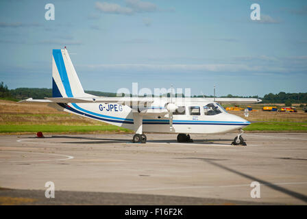 Britten-Norman BN-2A-20 Islander (G-JPEG), Inverness Schottland.    SCO 10.069. Stockfoto