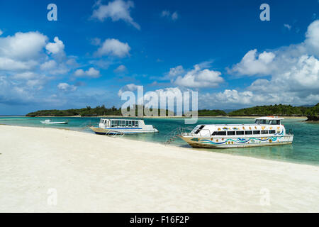 Kabira Bay auf der Insel Ishigaki, Okinawa-Japan Stockfoto