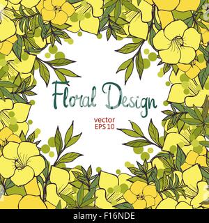 Blumenrahmen Stock Vektor