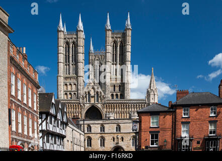 Lincoln Kathedrale, Lincolnshire, England, UK Stockfoto